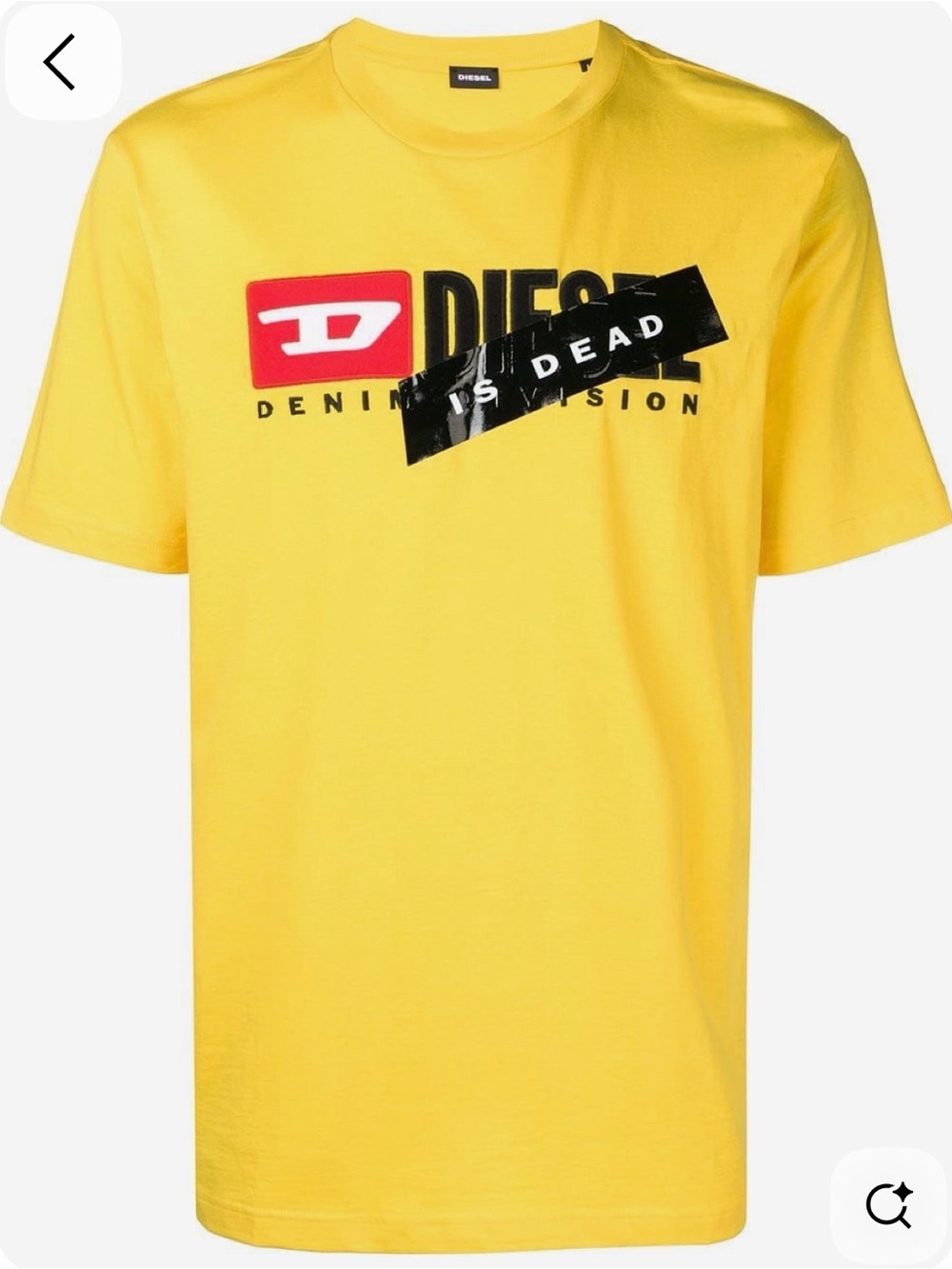 Diesel “is dead” Crewneck T-Shirt Size L